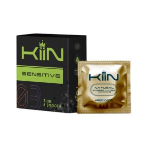 Bao cao su KIIN SENSITVE – Mỏng và trơn (hộp 03 chiếc)