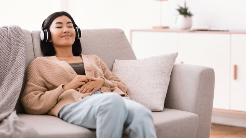 Tạo không gian và tâm lý thoải mái để thư giãn thu-gian