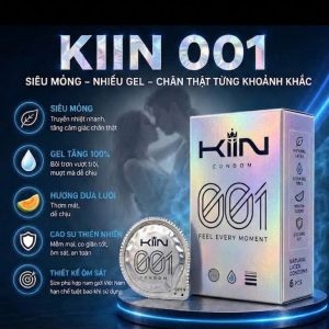 Bao cao su KIIN 001- hộp 6 chiếc